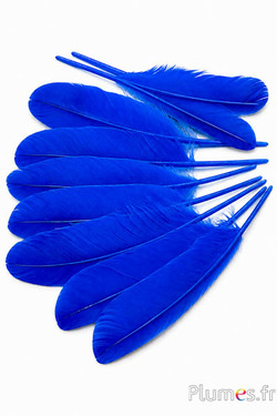 Zwaan zijde - 25-30 cm - blauw